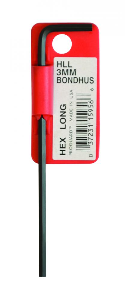 3.0mm Hex L-wrench - Long - Tagged & Barcoded