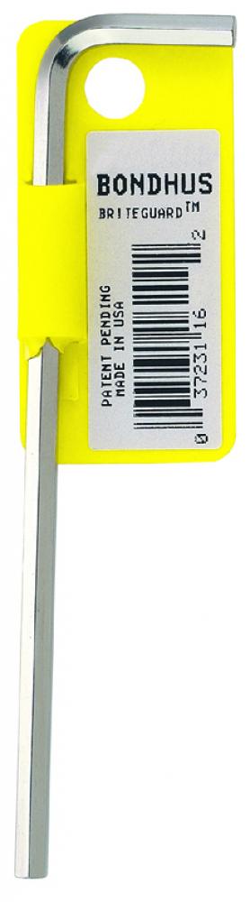 5/64&#34; BriteGuard Plated Hex L-wrench - Long - Tagged/Barcoded