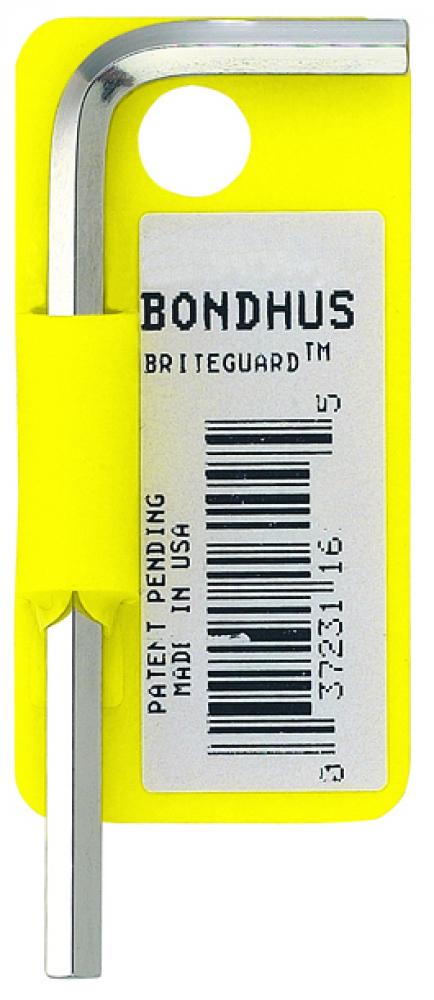 .035&#34; BriteGuard Plated Hex L-wrench - Short - Tagged/Barcoded