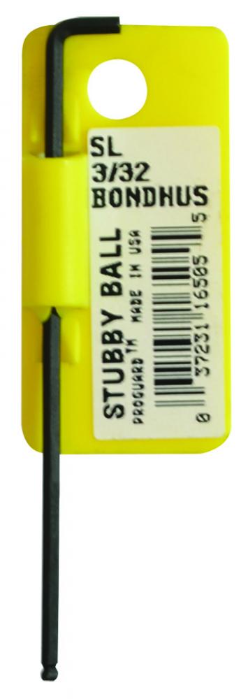 3/32&#34; Stubby Ball End L-wrench - Tagged & Barcoded