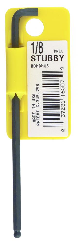 1/8&#34; Stubby Ball End L-wrench - Tagged & Barcoded