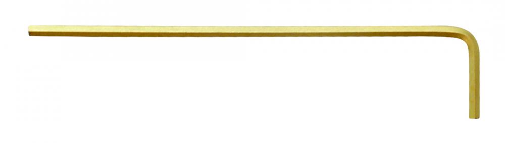 3/32&#34; GoldGuard Plated Hex L-wrench - Long      Bulk