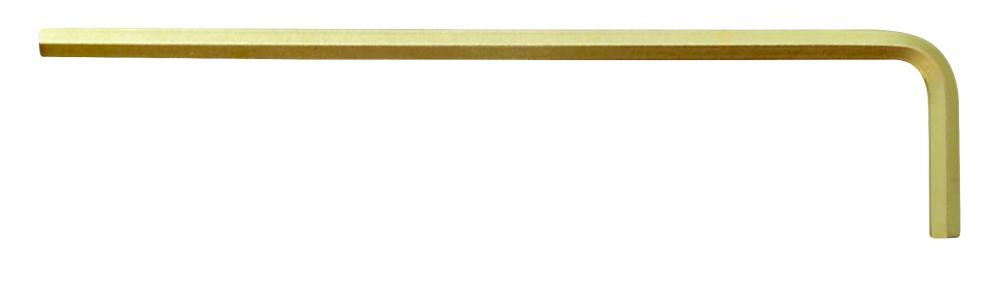 9/64&#34; GoldGuard Plated Hex L-wrench - Long      Bulk