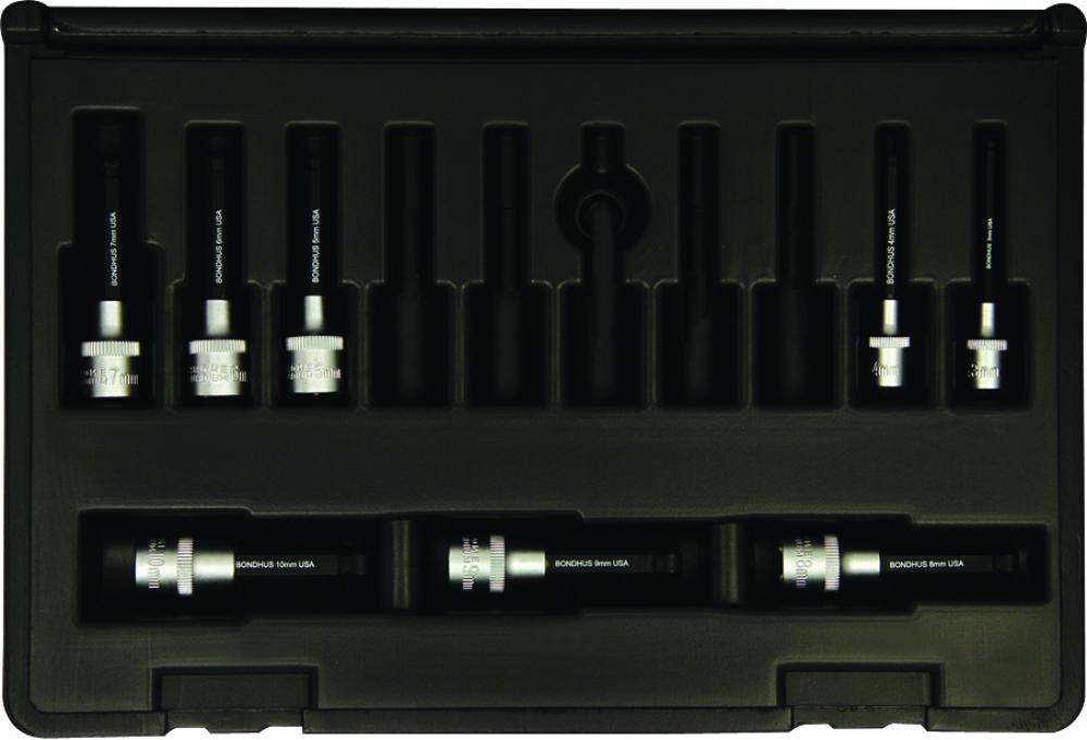 Set 8 ProHold Ball Bits 2&#34; (3-10mm) w/Sockets in Molded Black Case