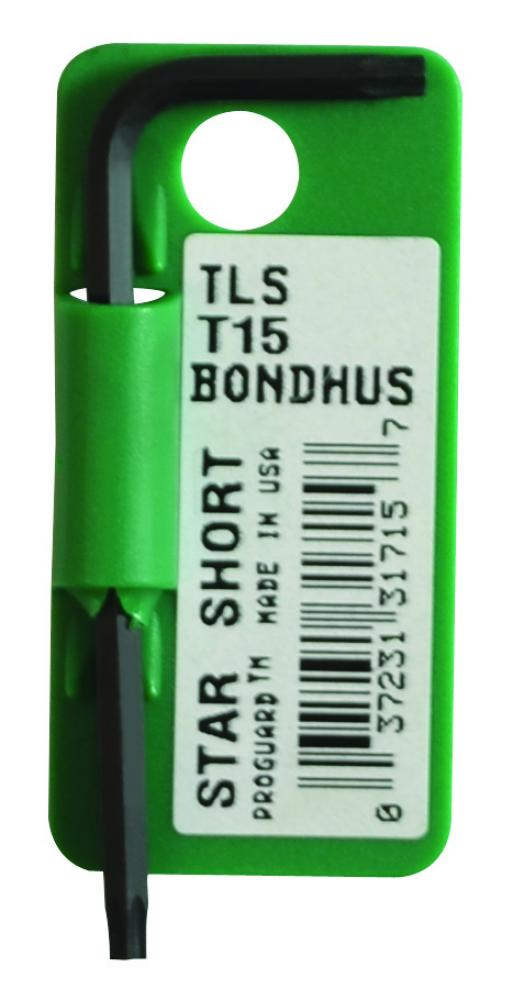 T15 TorxÂ® L-wrench - Short Arm - Tagged & Barcoded