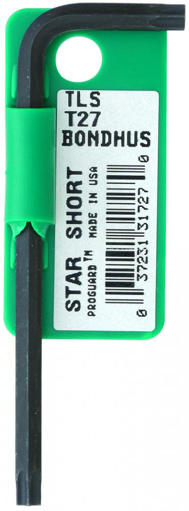 T27 TorxÂ® L-wrench - Short Arm - Tagged & Barcoded