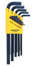 Bondhus 12137 - Set 13 Hex L-wrenches .050-3/8" - Long