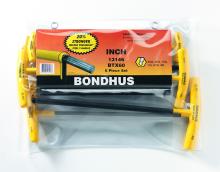 Bondhus 13146 - Set 6 Ball End Graduated Length T-Handles 5/32-3/8"