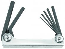 Bondhus 14587 - Set 7 Hex Metal Handle Fold-up Tools 2-8mm