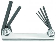 Bondhus 14595 - Set 6 Hex Metal Handle Fold-up Tools 3-10mm