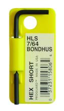 Bondhus 15800 - .028" Hex L-wrench - Short - Tagged & Barcoded