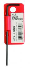 Bondhus 15952 - 2.0mm Hex L-wrench - Long - Tagged & Barcoded