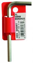 Bondhus 16268 - 6mm BriteGuard Plated Hex L-wrench - Short - Tagged/Barcoded