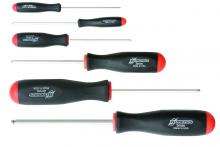 Bondhus 16686 - Set 6 BriteGuard Plated Ball End Screwdrivers 1.5-5mm