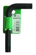 Bondhus 31760 - T60 TorxÂ® L-wrench - Short Arm - Tagged & Barcoded