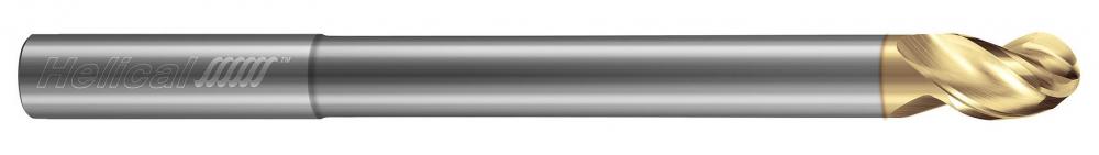 H40ALV-RN-R-30375-BN End Mills for Aluminum - 3 Flute - Ball - 40° Helix - Variable Pitch - Reduced