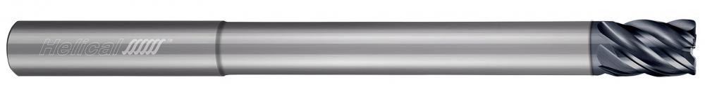 HEV-RN-R-50375-R.020 End Mills for Steels - 5 Flute - Corner Radius - Variable Pitch - Reduced Neck