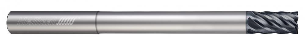 HEV-RN-M-60500 End Mills for Steels - 6 Flute - Square - Variable Pitch - Reduced Neck