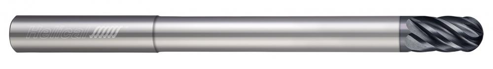 HEV-RN-S-60125-BN End Mills for Steels - 6 Flute - Ball - Variable Pitch - Reduced Neck