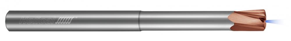 HFVC-RN-020-50375 High Feed End Mills - Steels up to 45 Rc - Variable Pitch - Coolant Through - Redu