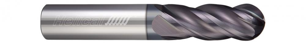 HSV-LX-40750-BN End Mills for Steels - 4 Flute - Ball - Variable Pitch