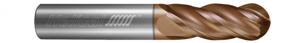 HSV-SR-40625-BN End Mills for Stainless & High Temp - 4 Flute - Ball - Variable Pitch