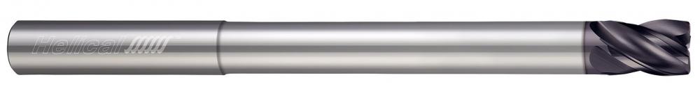 HSV-RN-S-40125-R.010 End Mills for Steels - 4 Flute - Corner Radius - Variable Pitch - Reduced Neck
