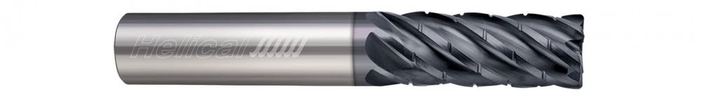 HVTI-C-030-60250-R.010 End Mills for Titanium - 6 Flute - Corner Radius - Chipbreaker Rougher - Vari