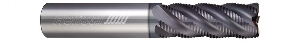 HXVR-S-50500-R.040 End Mills for Steels - Multi-Flute - Corner Radius - Knuckle Rougher - Variable P