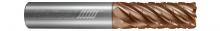 Helical Solutions 86177 - HEV-C-L-70750-R.060 End Mills for Stainless & High Temp - 7 Flute - Corner Radius - Chipbreaker Roug