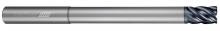 Helical Solutions 35047 - HEV-RN-M-50125-R.010 End Mills for Steels - 5 Flute - Corner Radius - Variable Pitch - Reduced Neck
