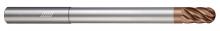 Helical Solutions 86825 - HEV-RN-S-60250-BN End Mills for Stainless & High Temp - 6 Flute - Ball - Variable Pitch - Reduced Ne