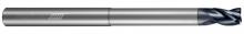 Helical Solutions 10092 - HST-RN-M-30187-R.010 End Mills for Steels - 3 Flute - Corner Radius - Reduced Neck