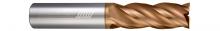Helical Solutions 82265 - HSV-M-40250 End Mills for Stainless & High Temp - 4 Flute - Square - Variable Pitch