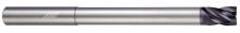 Helical Solutions 52137 - HSV-RN-M-40250 End Mills for Steels - 4 Flute - Square - Variable Pitch - Reduced Neck