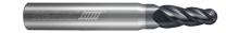 Helical Solutions 84892 - HTPR030-050-40125-BN Specialty Profiles - Tapered End Mills - 4 Flute - Ball - Variable Pitch