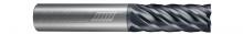 Helical Solutions 82065 - HVTI-026-60375-R.010 End Mills for Titanium - 6 Flute - Corner Radius - Variable Pitch - For High Ef