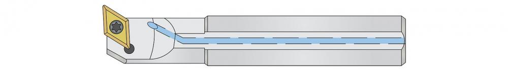 Left Hand 0.7320&#34; Min Bore DIA x 0.5000&#34; (1/2) Shank DIA x 4.90&#34; Overall Length