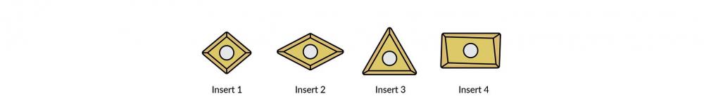 Indexable Turning Insert - 80Deg Diamond (CCMT 31.51)(Minimum Qty of 10) Indexable Turning Insert - 80Deg Diamond (CCMT 31.51)(Minimum Qty of 10)