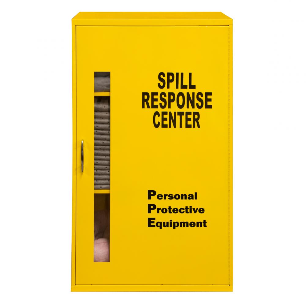 Spill Control/Respirator Cabinet, Yellow