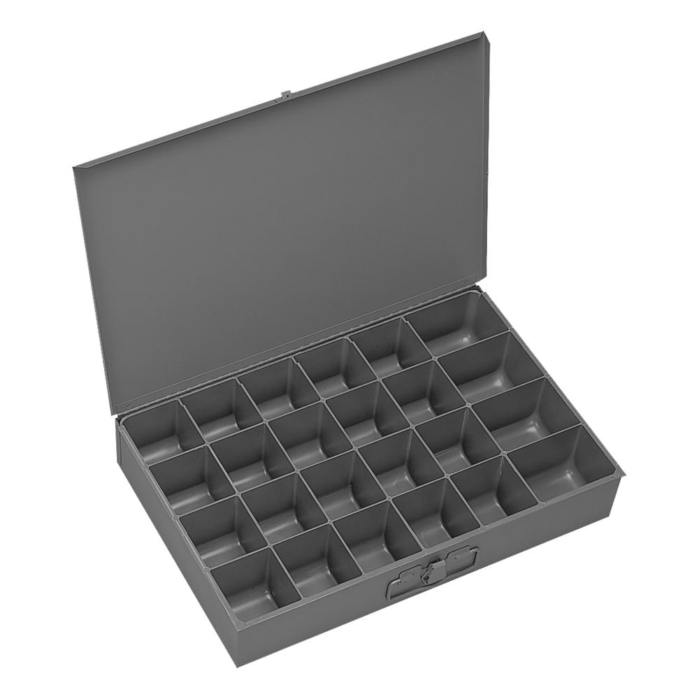 Large Steel Compartment Box, 24 Opening