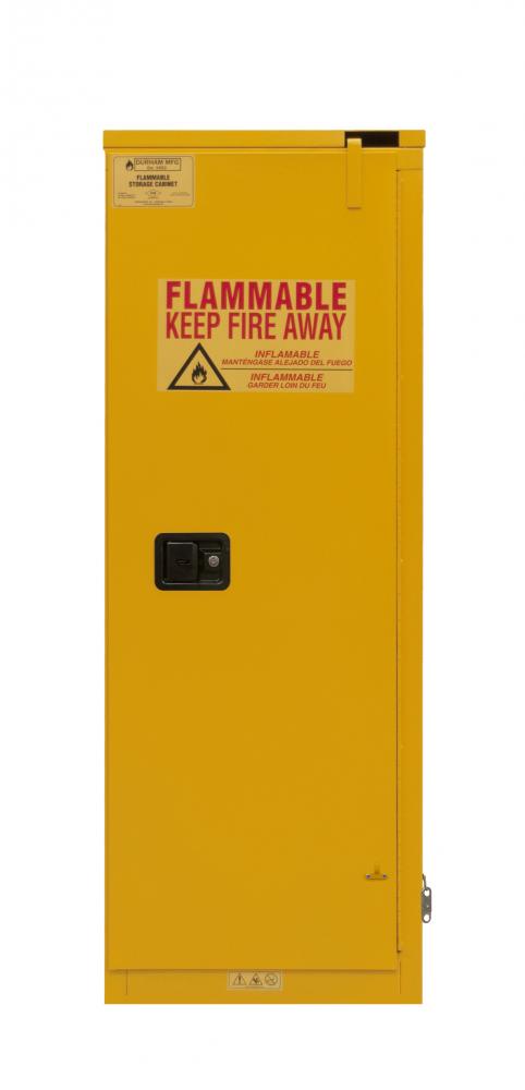 Flammable Storage, 24 Gallon, Self Close