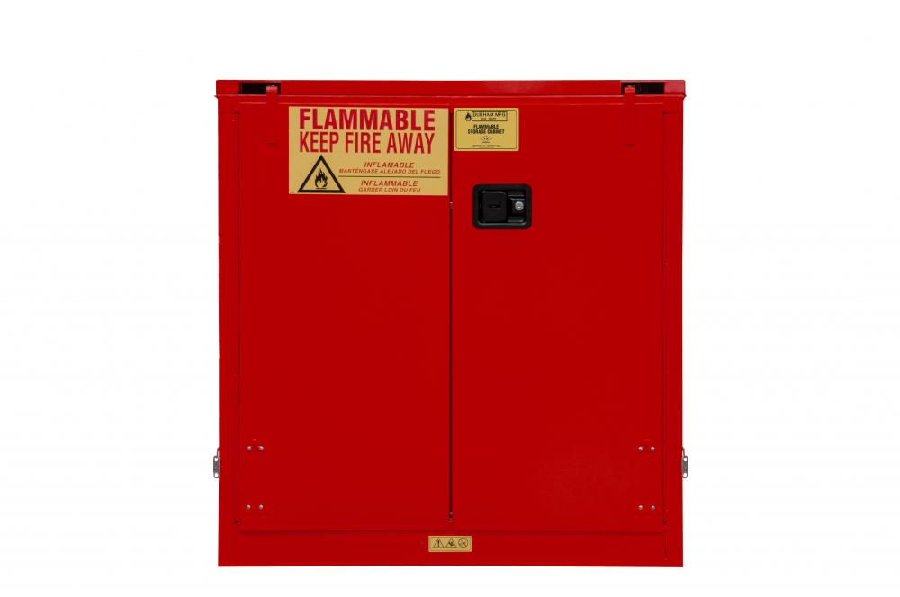 Flammable Storage, 30 Gallon, Self Close