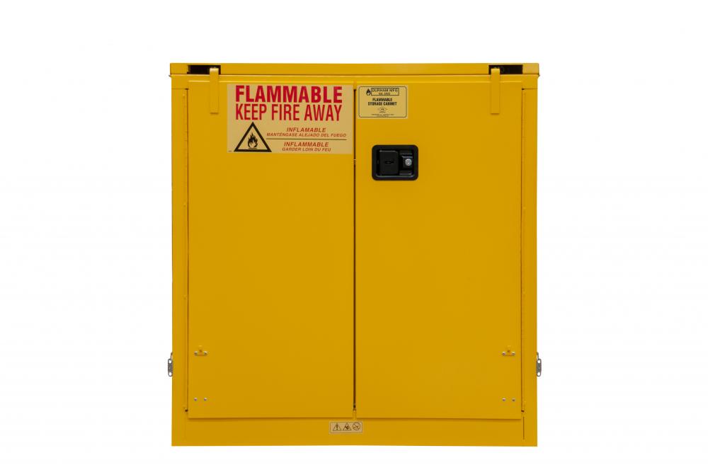 Flammable Storage, 30 Gallon, Self Close