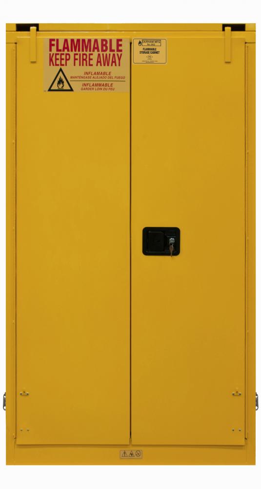 Flammable Storage, 60 Gallon, Self Close