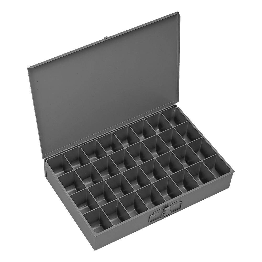 Large, Steel Compartment Box, 32 Opening