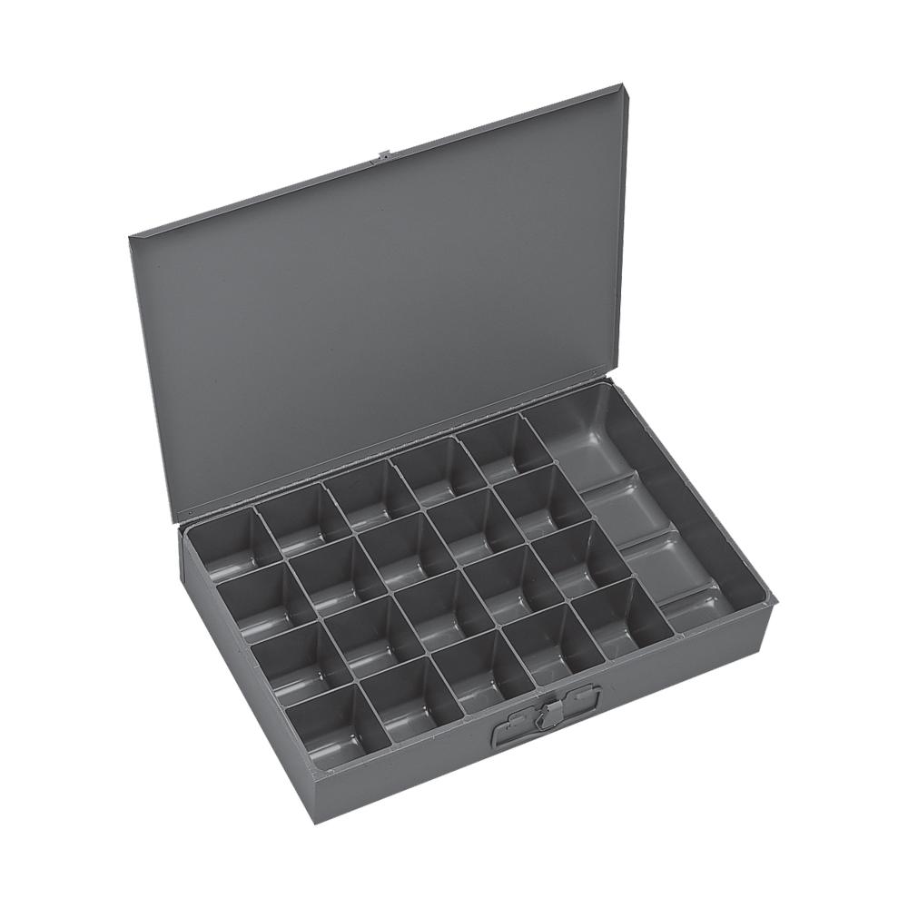 Large Steel Compartment Box, 21 Opening