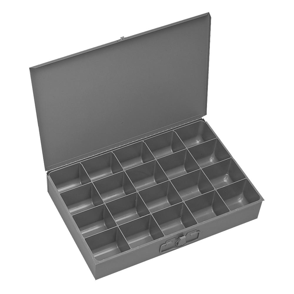 Large, Steel Compartment Box, 20 Opening