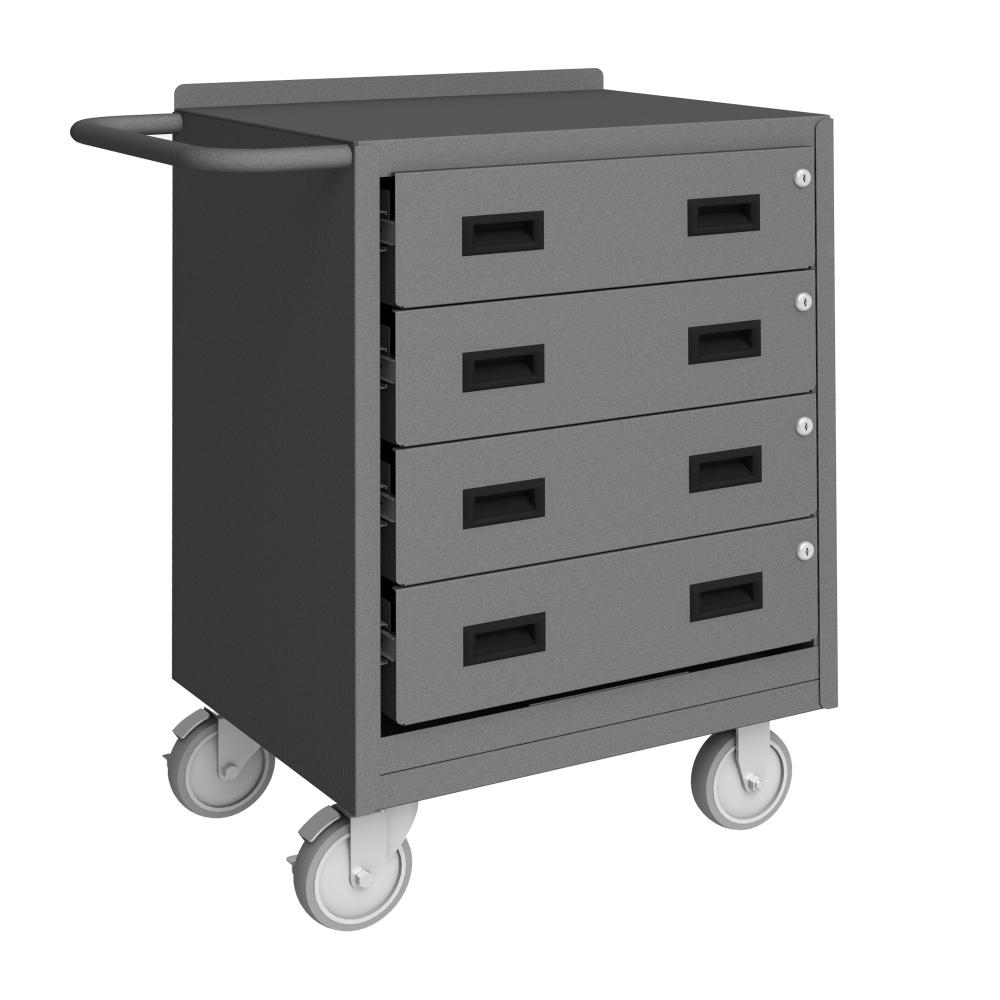 Mobile Bench Cabinet, 1 Shelf, 1 Drawer
