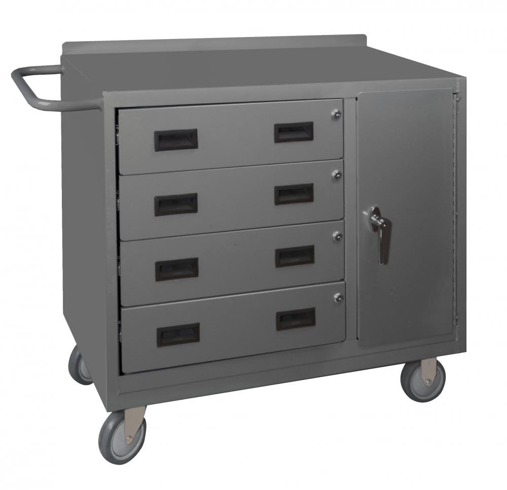 Mobile Bench Cabinet, 1 Shelf